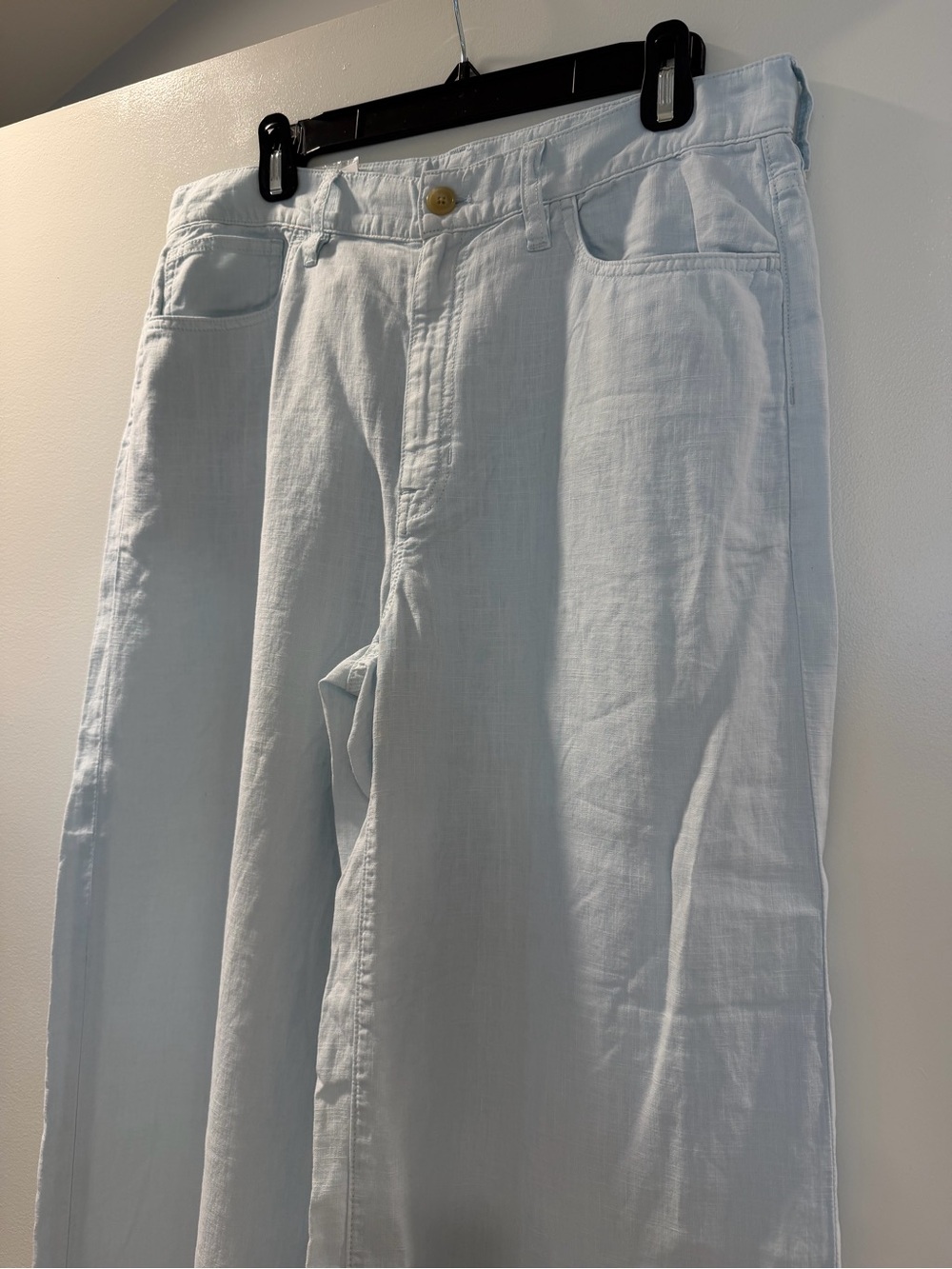 NWT J. Crew five-pocket pant in stretch linen blend - size 30 - ‘Midday Skies’ - Picture 2 of 3